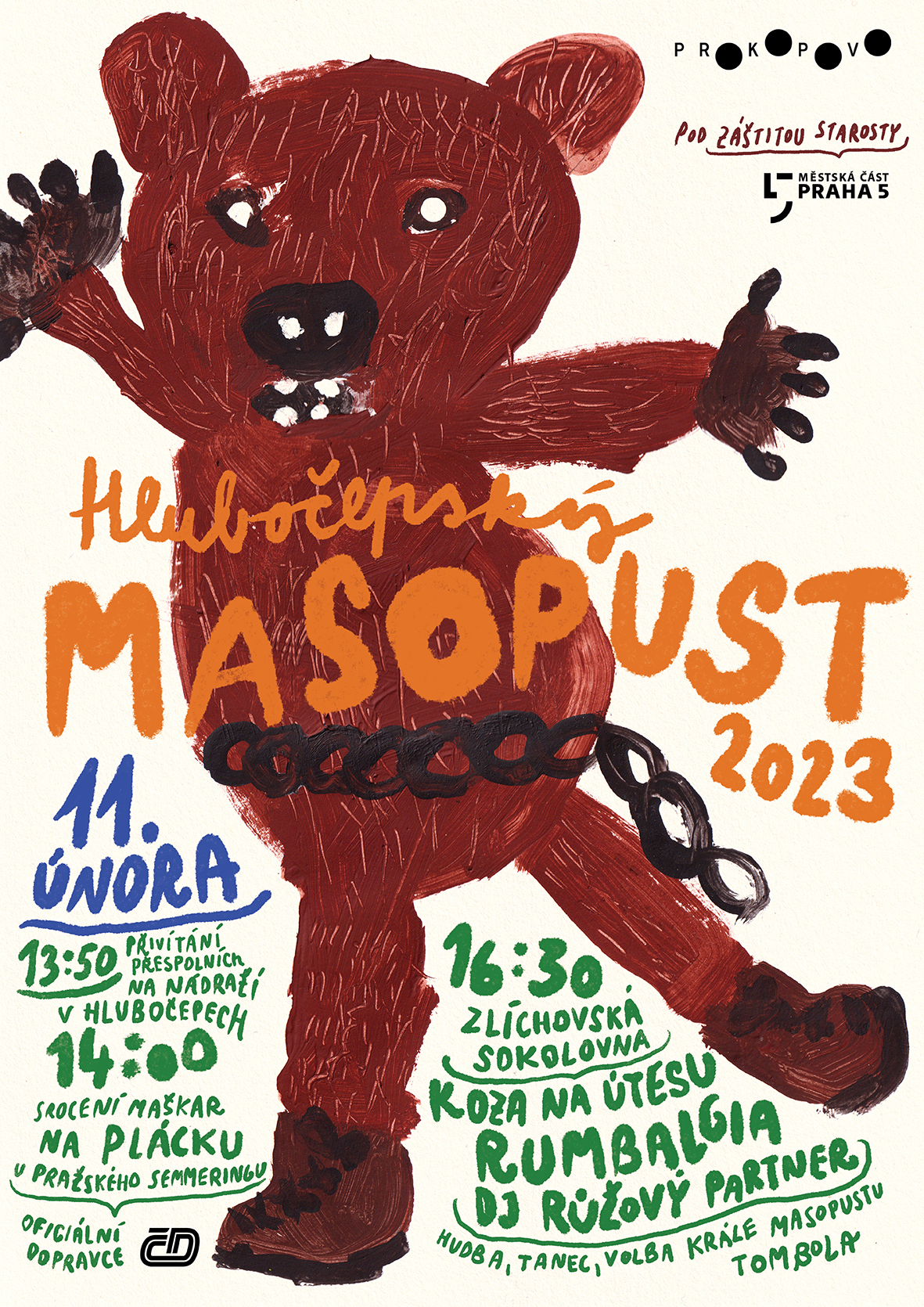 Masopustní plakát